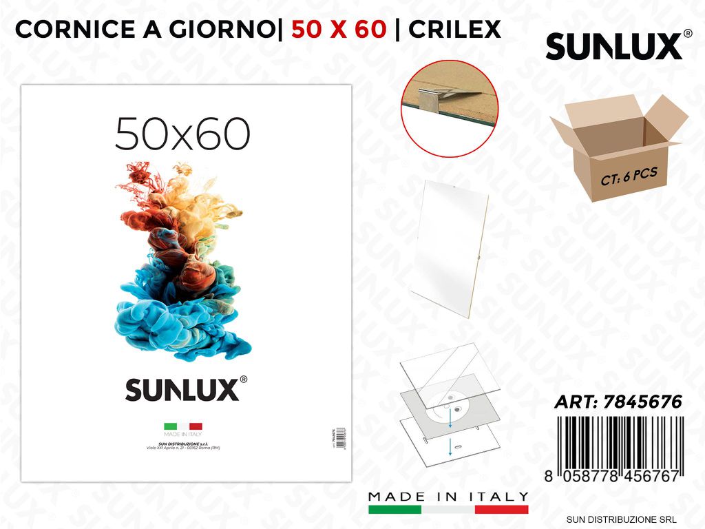 50*60CM Cornice a Giorno Crilex