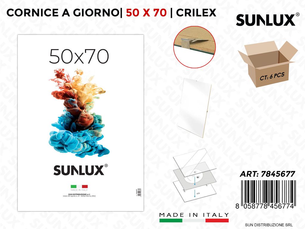 50*70CM Cornice a Giorno Crilex