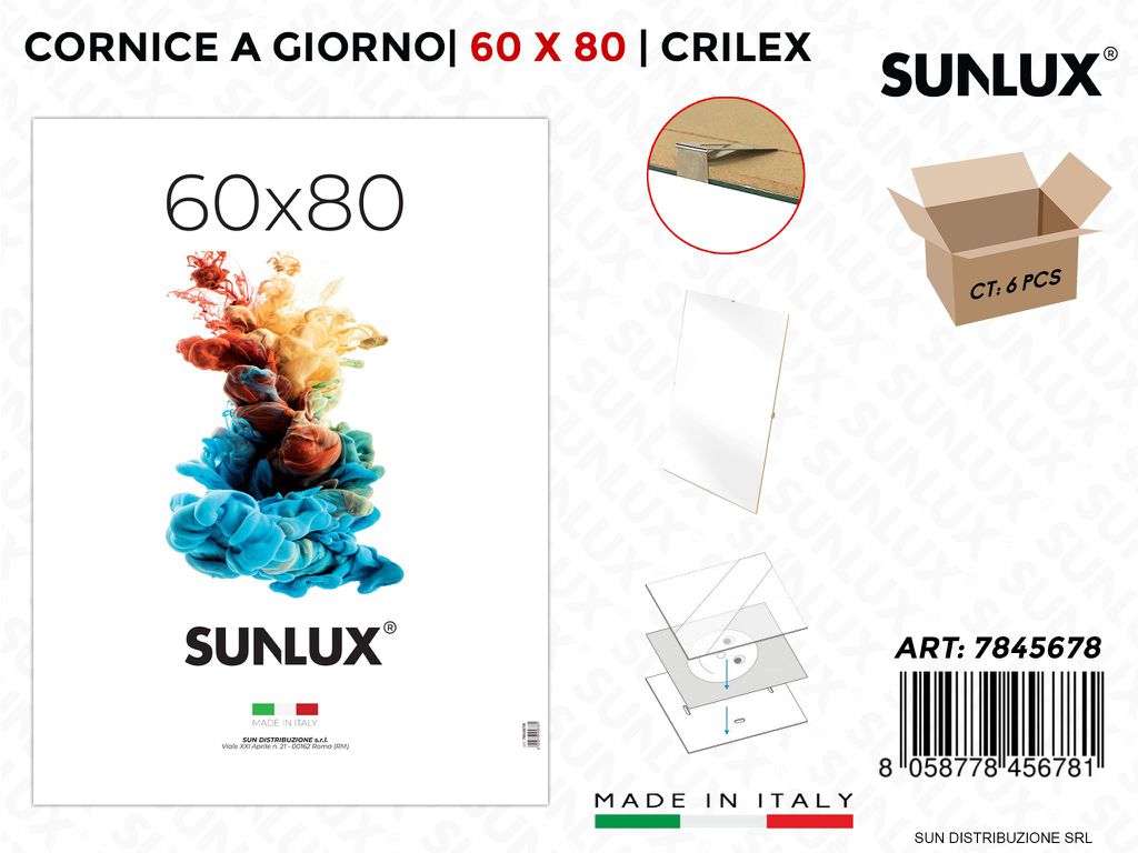 60*80CM Cornice a Giorno Crilex
