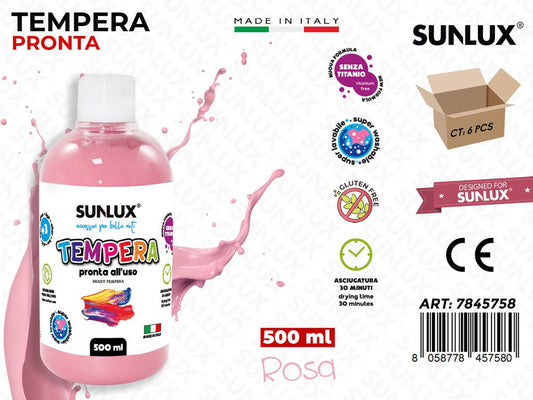 Tempera Pronta Rosa 500ML