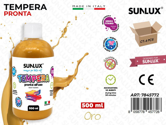 Tempera Pronta Oro 500ML