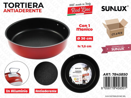 Tortiera Antiaderente Red Line D. 30*7.5CM