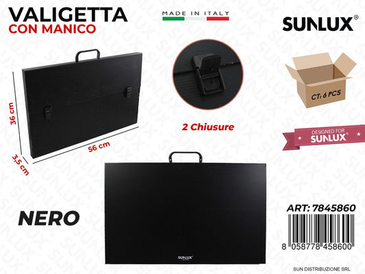 Valigetta c/ Manico Nero 56*36*3.5CM
