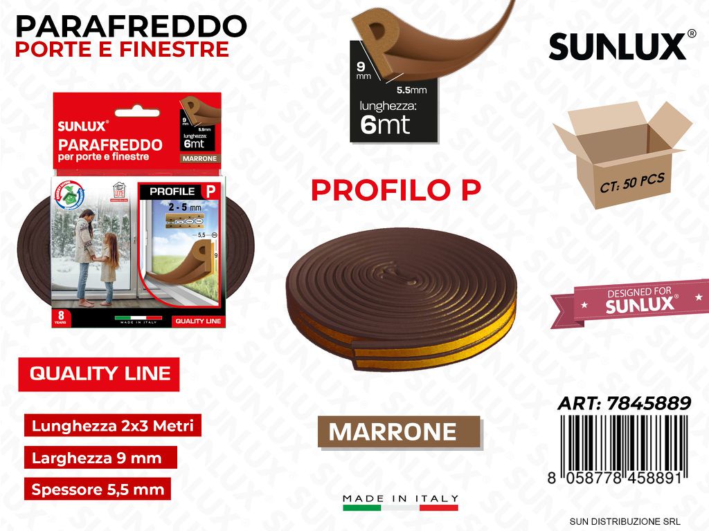 Parafreddo Adv Marr. 3MT*9*5.5MM Profilo P