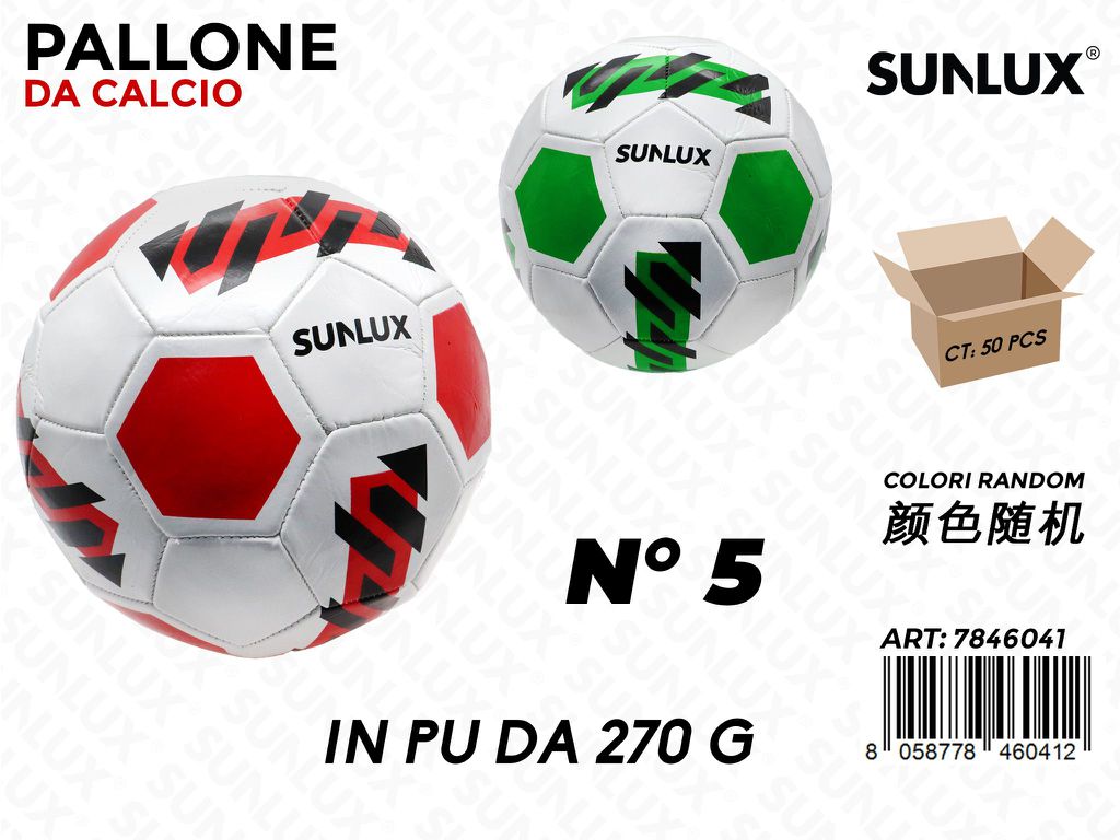 PALLONE DA CALCIO ASS. 270GR /PZ DA 5**