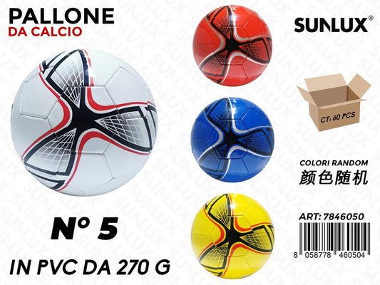 Sunlux Pallone da Calcio 270G Col. Ass.