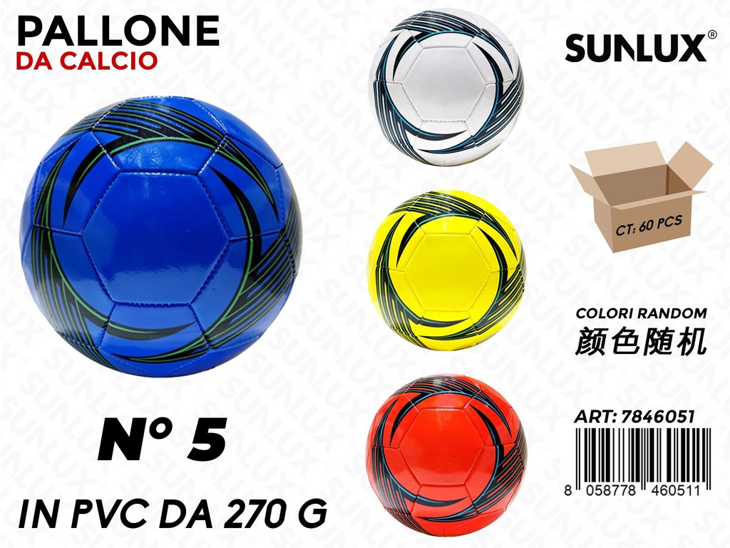 PALLONE DA CALCIO 270G COL. ASS.