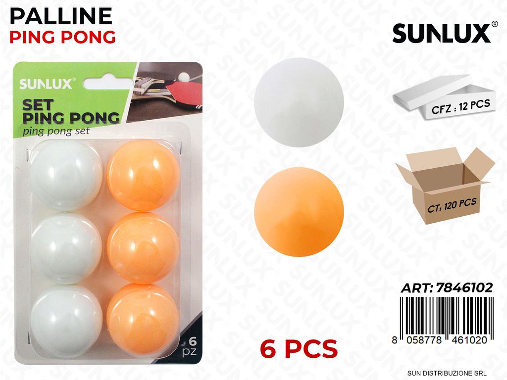 Palline da Ping Pong 6PSC
