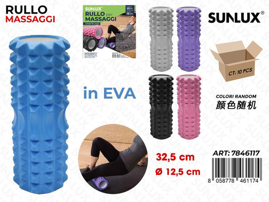 Sunlux Rullo per Massaggi D.12.5*32.5CM Col. Ass.