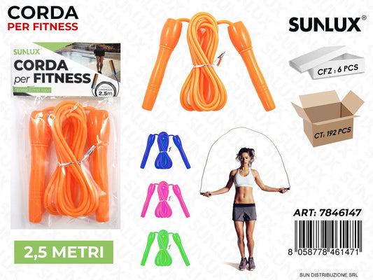 Corda per Fitness 2.5MT Col. Ass.