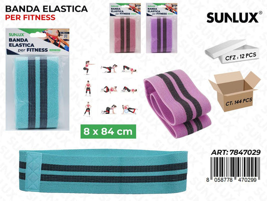 Sunlux Banda Elastica Fitness Ass. 8*84CM
