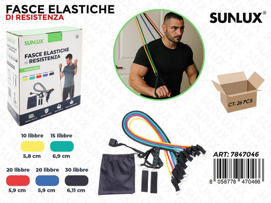 Sunlux 5FASCE Elastiche di Resist. Mis. Ass.