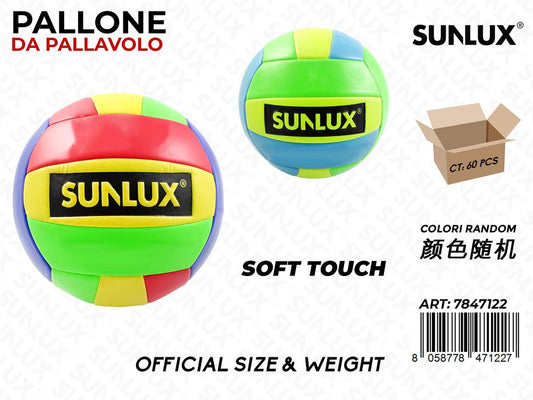 Sunlux Pallone da Pallavolo Col. Ass.