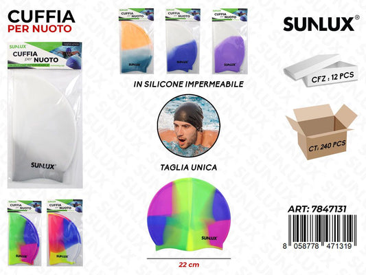Cuffia Per Nuoto Silicone Ass. 22Cm