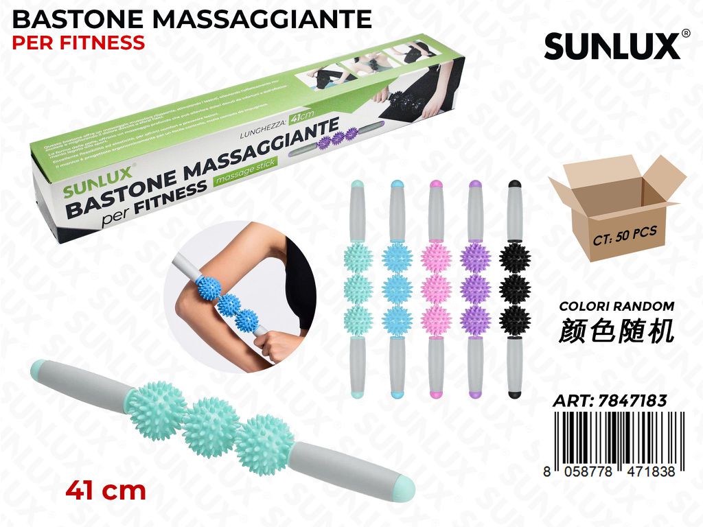 Sunlux Bastone Massaggiante Fitness Ass. 41CM