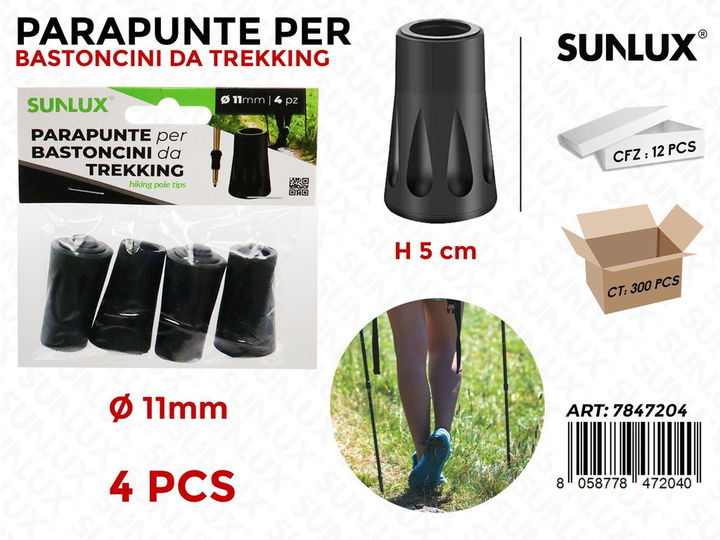 Sunlux Parapunte Bastoncini Trekking 4PCS D.11MM*5CM