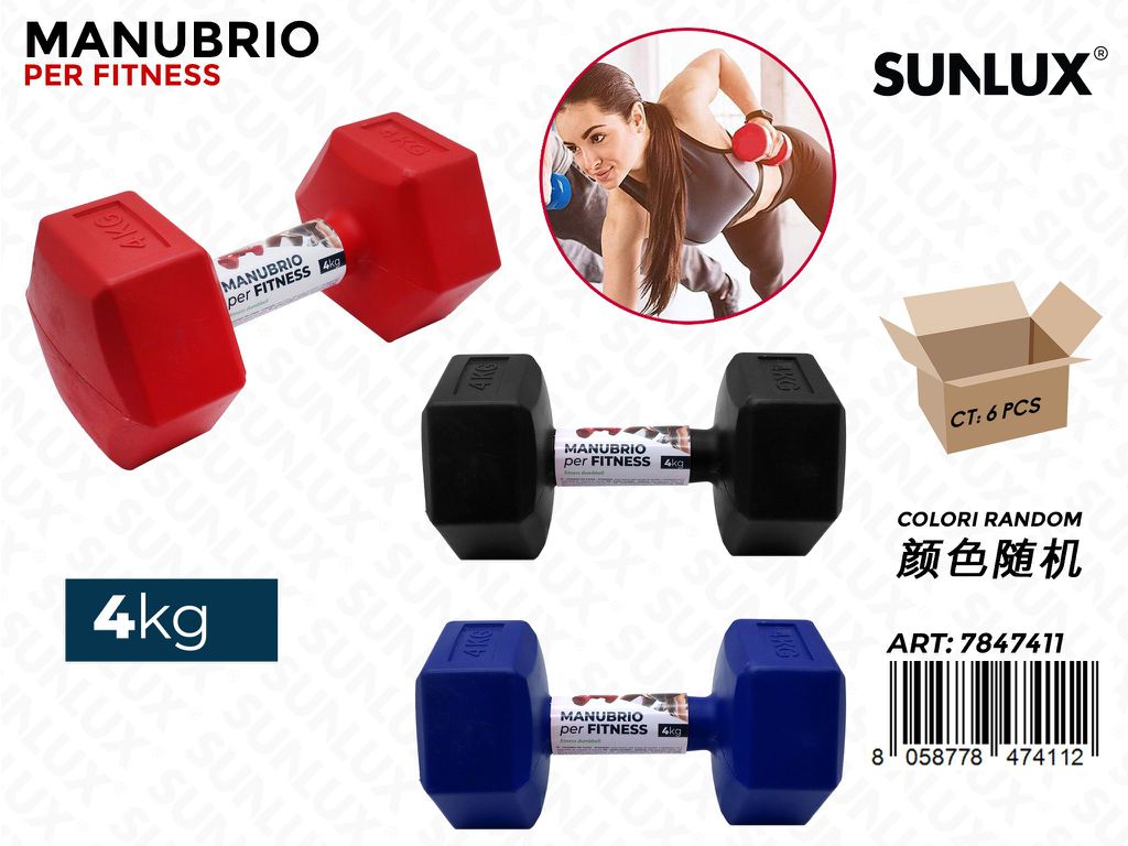 Sunlux Manubrio Fitness 4KG Ass.