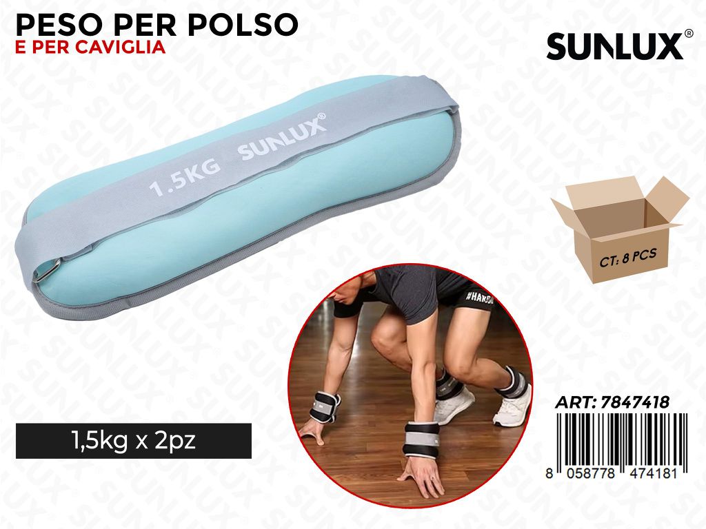Sunlux Peso Polso-caviglia 2PCS 1.5KG