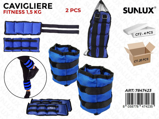 Sunlux Cavigliere Fitness 1.5 Kg 2 Pcs