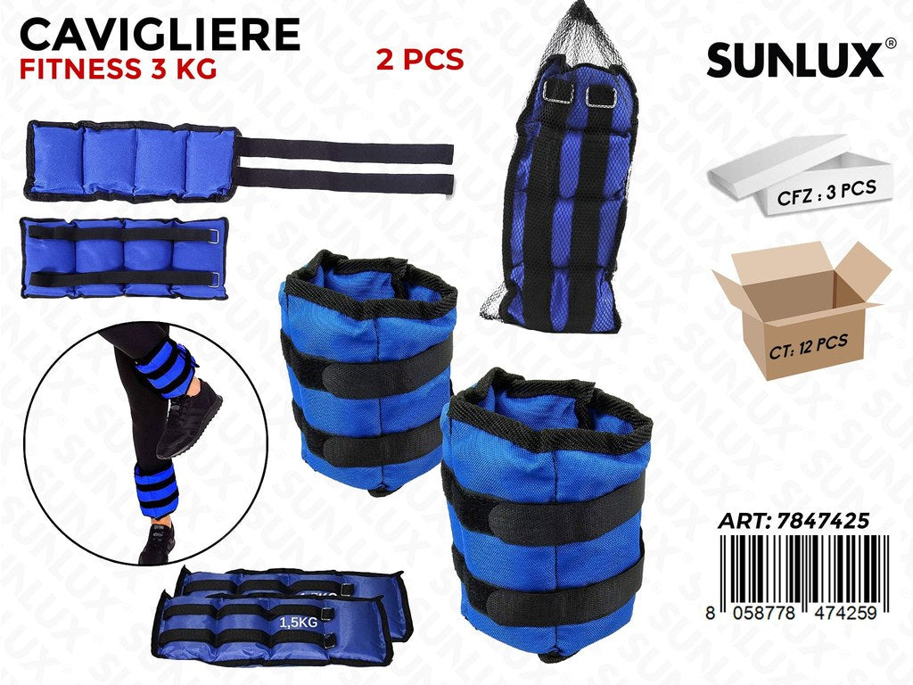 Sunlux Cavigliere Fitness 3KG 2 Pcs