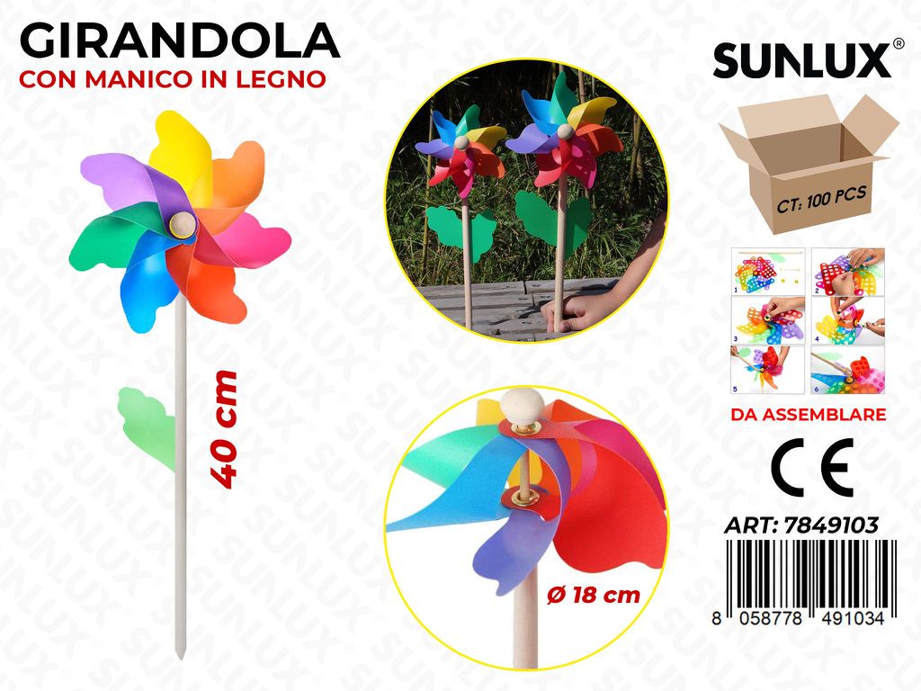 Girandola Multicolor D.18*40CM
