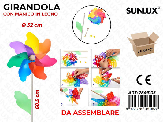 Girandola Multicolor D.32*60.5CM