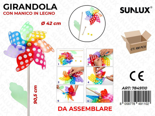 Girandola Multicolor Pois D.42*90.5CM