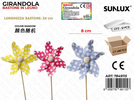 Sunlux Girandola M.color Pois 8CM
