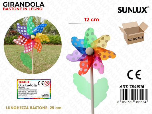Sunlux Girandola M.color Pois 12CM