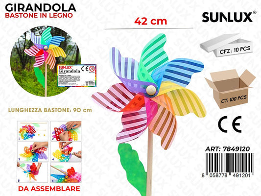 Sunlux Girandola Multicolor Righe 42*90CM