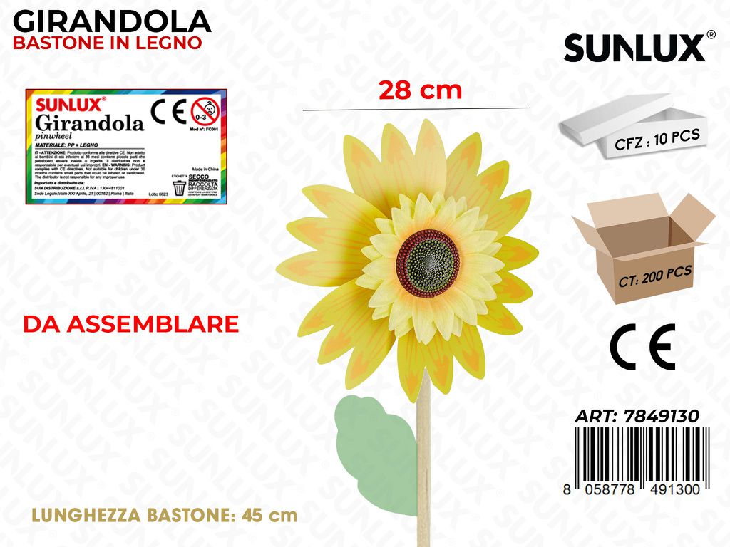 Sunlux Girandola Girasole 28*45CM
