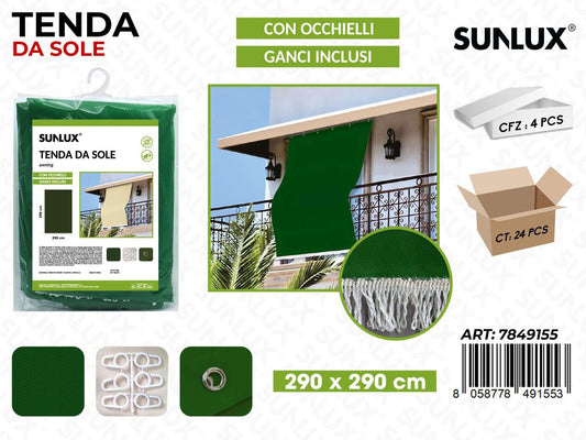 Sunlux Tenda da Sole Ve. c/Ganci 290*290CM