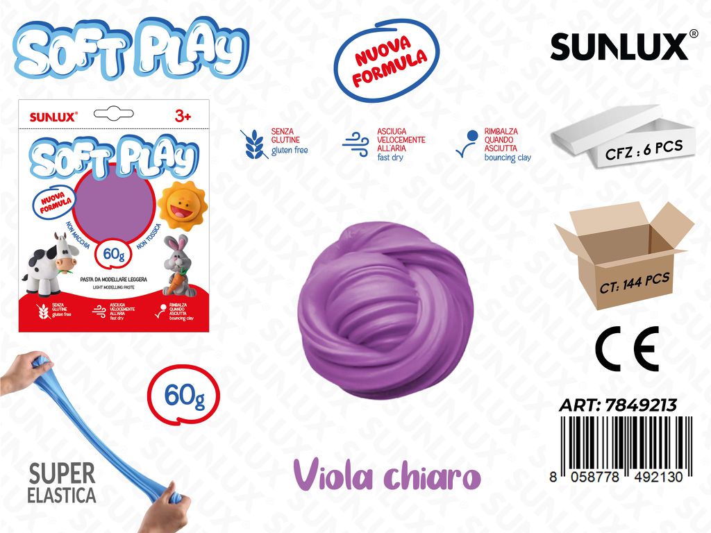 Sunlux Pasta Model. Soft Viola Chiaro 60GR