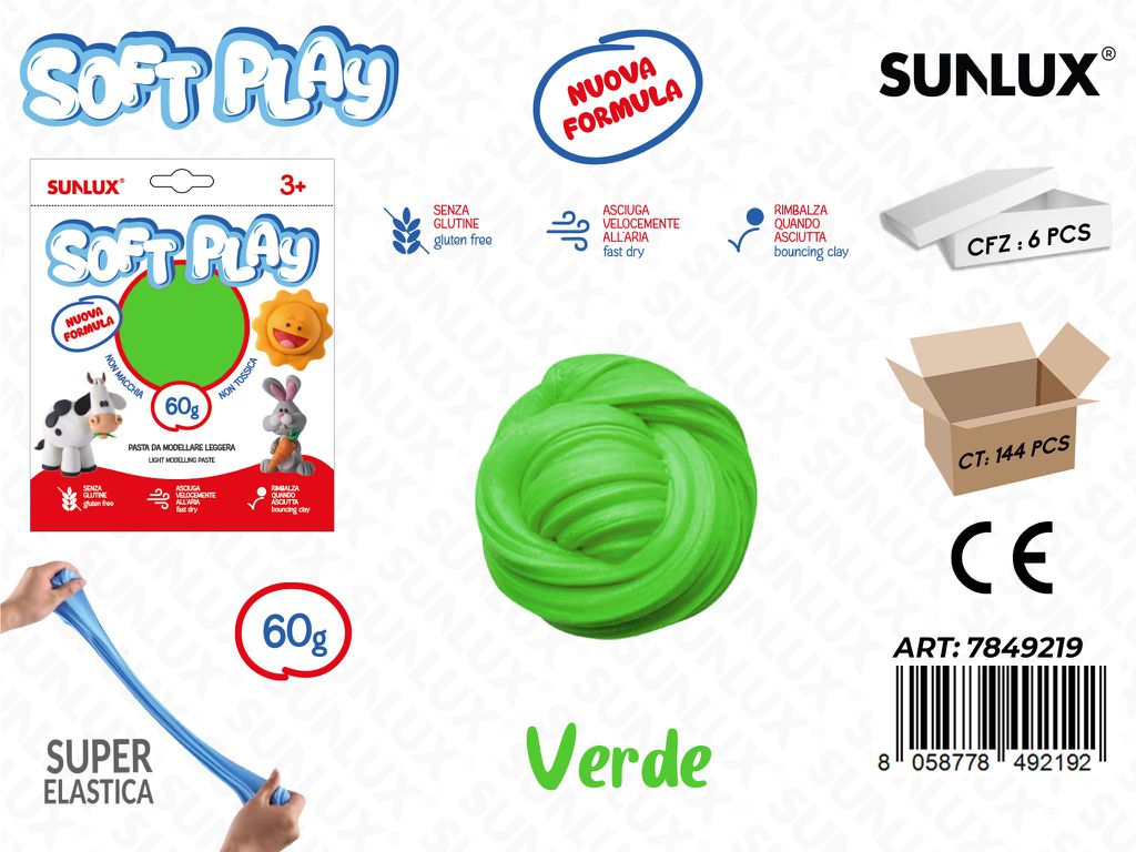 Sunlux Pasta Model. Soft Verde 60GR
