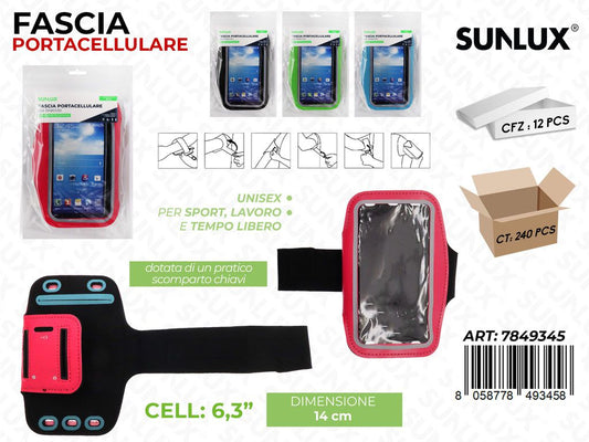 Sunlux Fascia Portacellulare Ass. 14CM