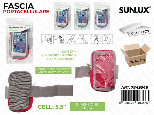 FASCIA PORTACELLULARE ASS. 14CM /PZ DA 12**