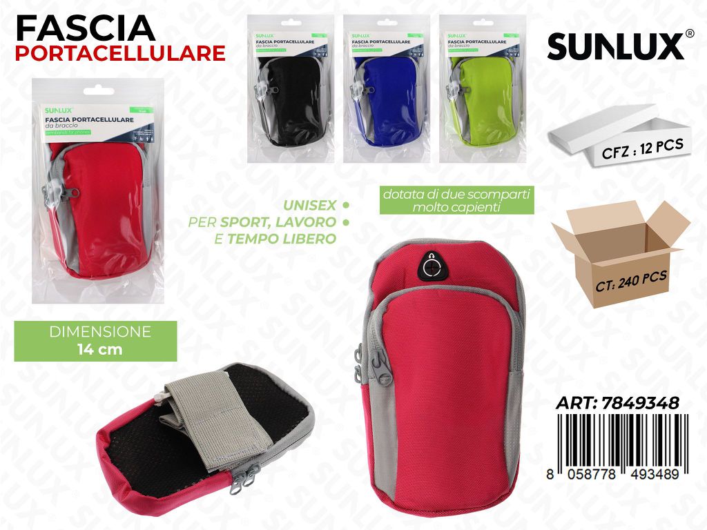 Sunlux Fascia Portacellulare Ass. 14CM