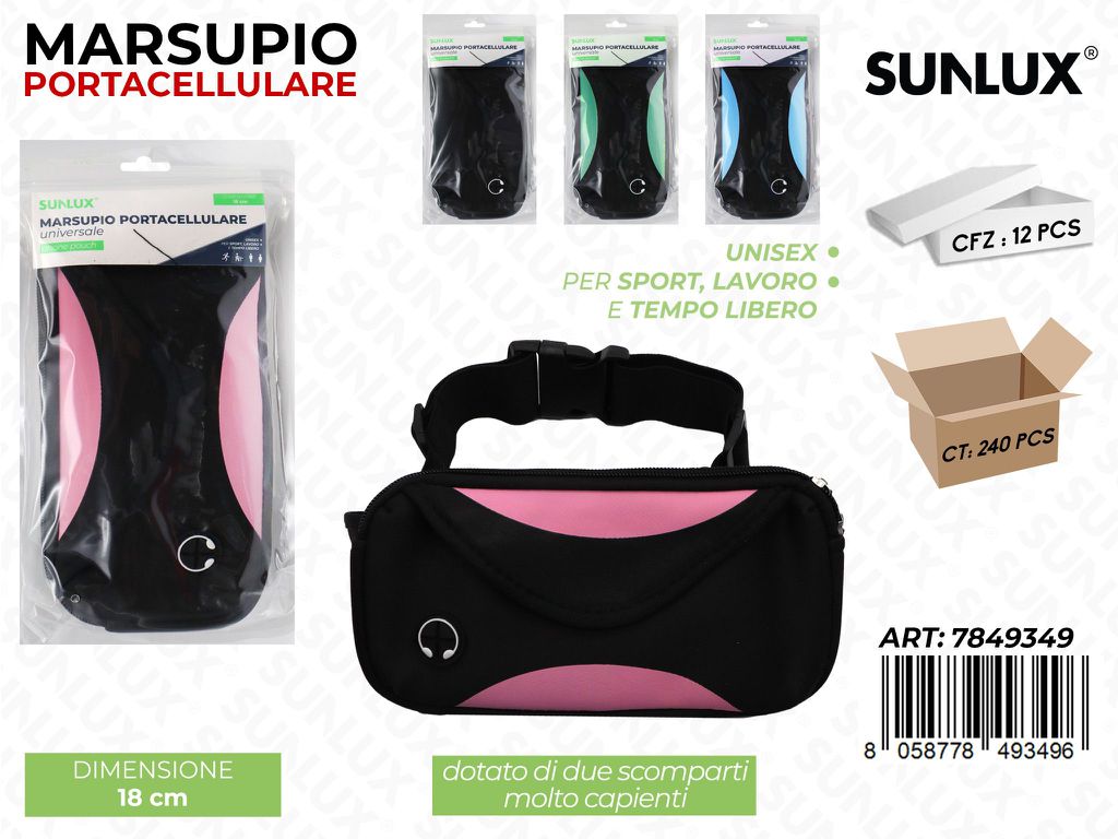 MARSUPIO PORTACELLULARE ASS. 18CM /PZ DA 12**