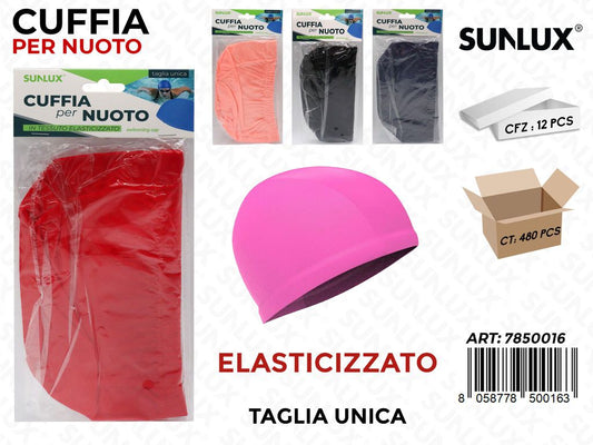 Cuffia per Nuoto in Tessuto Elast. Ass.