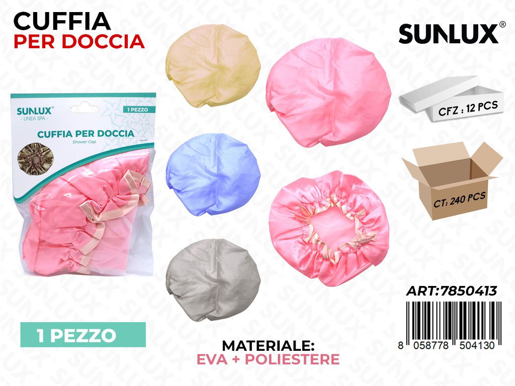 Sunlux Cuffia Doccia Raso Doppio Strato Ass.