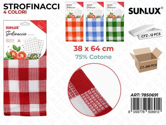 Sunlux Strofinaccio 38*64CM Col. Ass.
