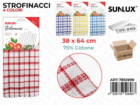 Sunlux Strofinaccio 38*64CM Col. Ass.