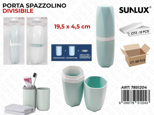 Sunlux Portaspazzolino Ass. 19.5*4.5CM