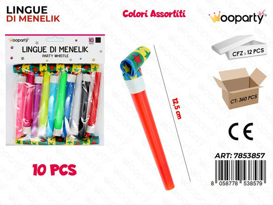 LINGUE DI MENELIK STELLA 10PCS 12.5CM /PZ DA 12**