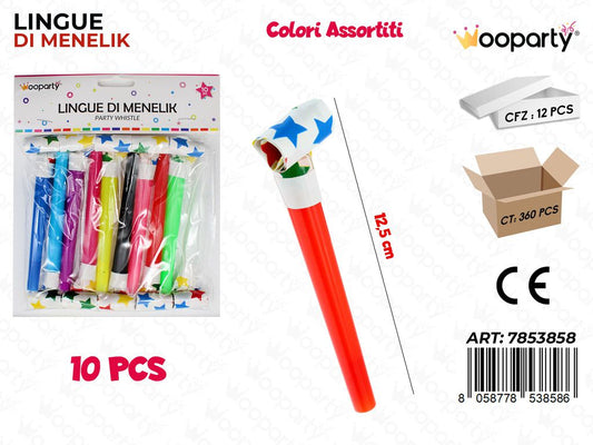 LINGUE DI MENELIK STELLA 10PCS 12.5CM /PZ DA 12**