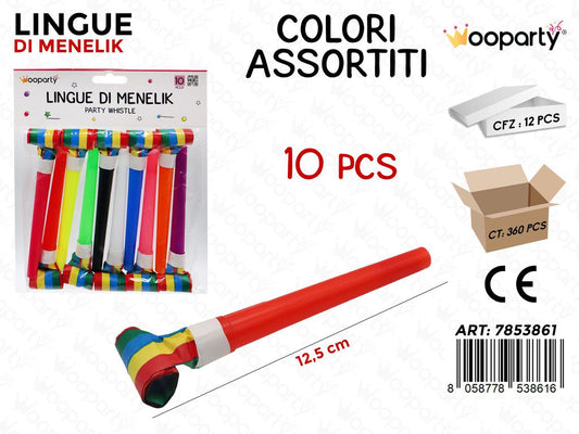LINGUE DI MENELIK RIGHE 10PCS 12.5CM /PZ DA 12**