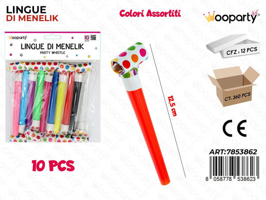LINGUE DI MENELIK POIS 10PCS 12.5CM /PZ DA 12**