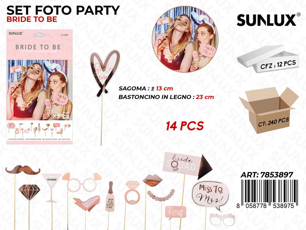 SET FOTO BRIDE TO BE 14PCS ASS. /PZ DA 12**