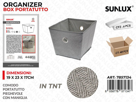 Sunlux Box Portatutto Pieg. 19*23*17CM / Pz da 6