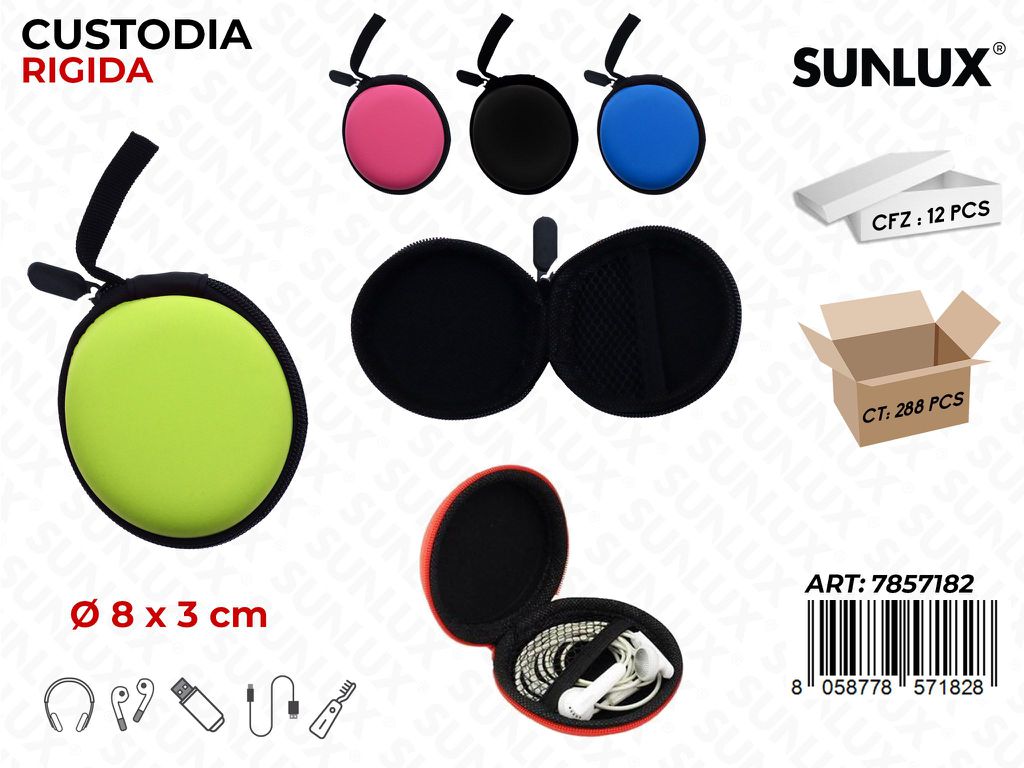 Sunlux Custodia Rigida Col.ass. 8*5*3CM
